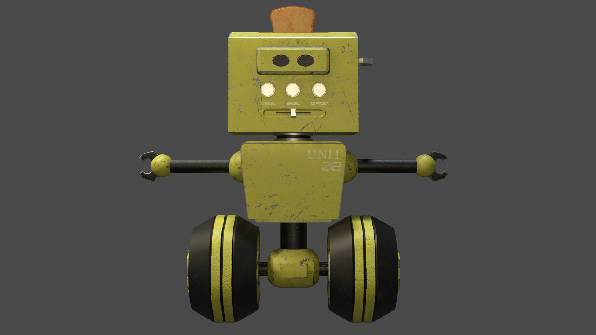 3D Robot Toaser - TurboSquid 2026775