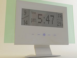 3ds max digital clock