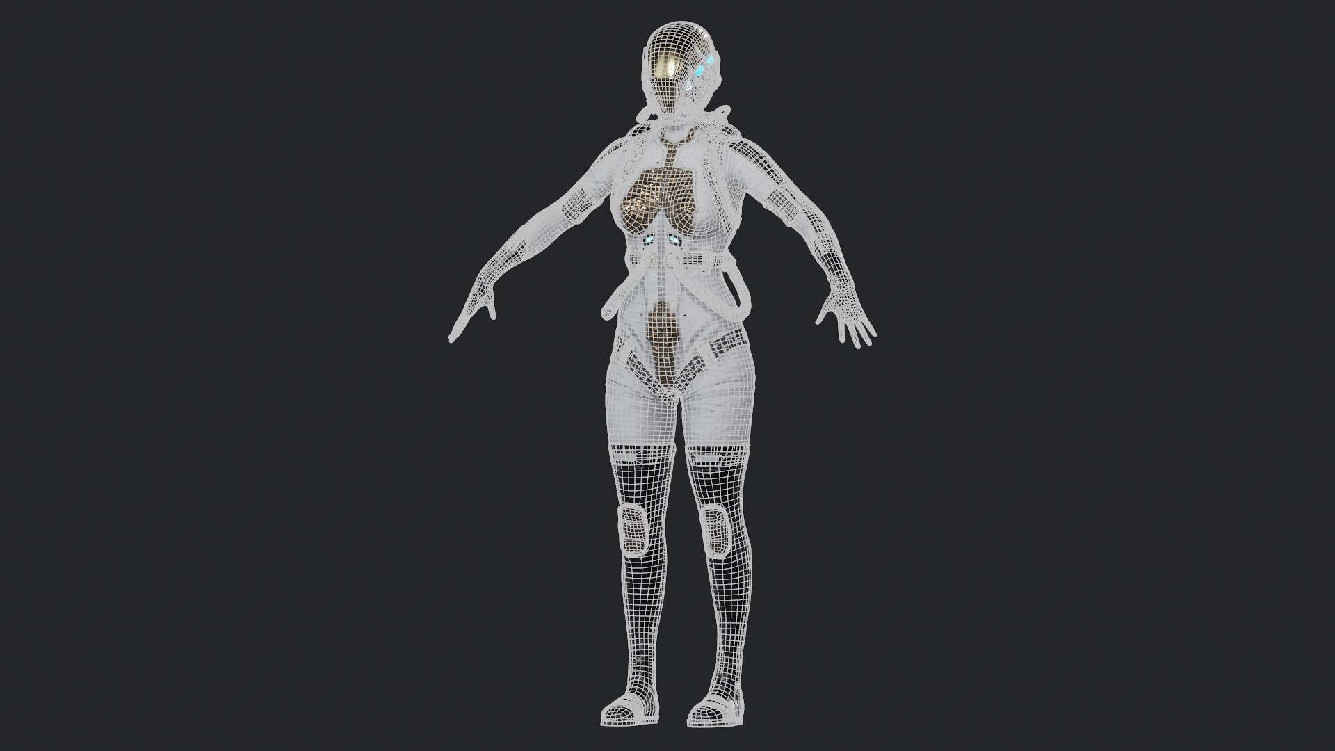 3D Model Space Girl - TurboSquid 1848835