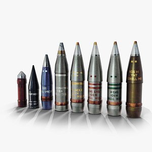 artillery ammunition set
