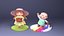 Pack de personnages chibi de professions (STL)