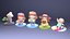 Pack de personnages chibi de professions (STL)
