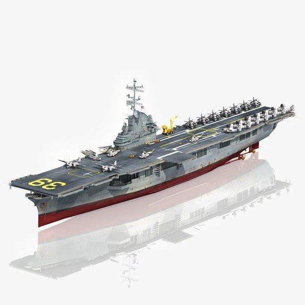 USS Lake Champlain (CV-39) 3D 모델 - TurboSquid 1538789