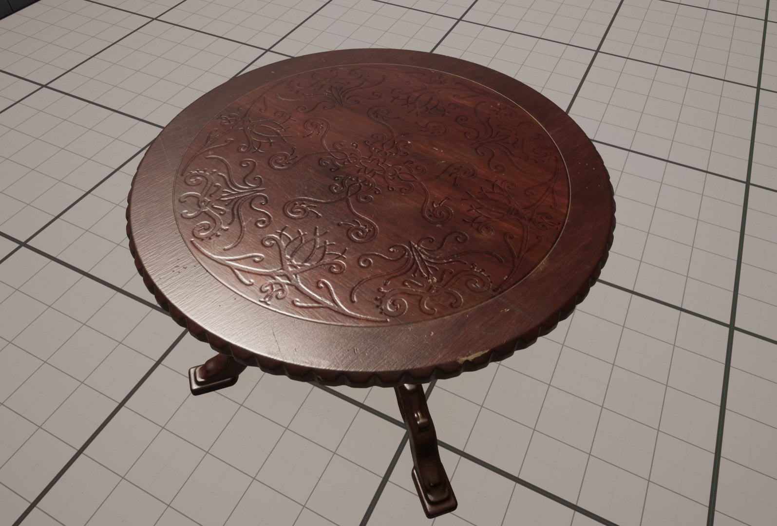 Nanite Unreal Engine 5 - Victorian Table 3D Model - TurboSquid 2048697