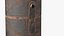 Worn Out Leather Organizer Tube