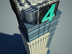 conde nast building square 3d model
