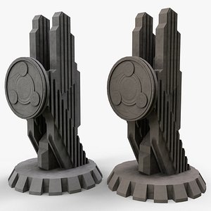 PBR Modern Monument and Memorial B 3D model