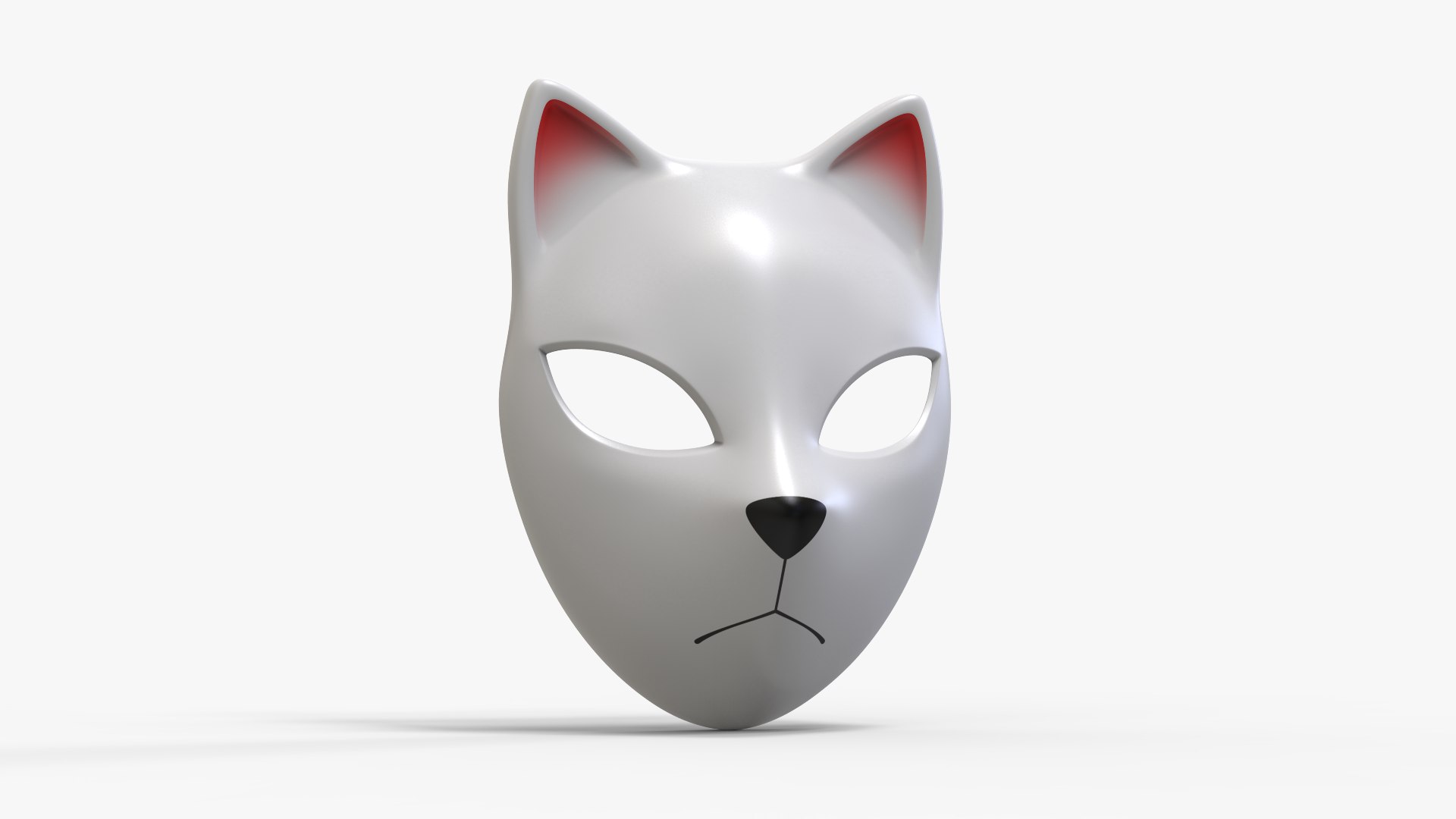 3D Demon Hunter Mask - TurboSquid 2258482