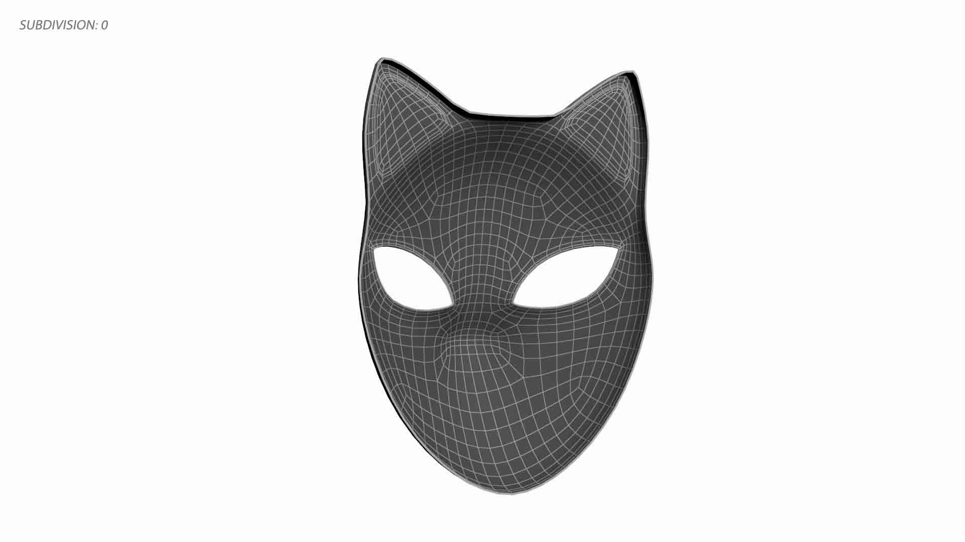 3D Demon Hunter Mask - TurboSquid 2258482