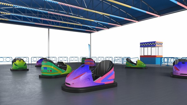 3D Three Theme park Rides model - TurboSquid 1754749