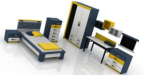BERLIN TEEN ROOM FURNITURE