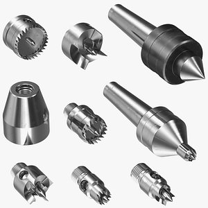 MT2 Wood Lathe Drive and Live Center Kit 9 Piece