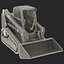 Compact Tracked Front Loader 3D Model