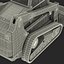 Compact Tracked Front Loader 3D Model