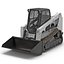 Compact Tracked Front Loader 3D Model