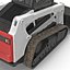 Compact Tracked Front Loader 3D Model