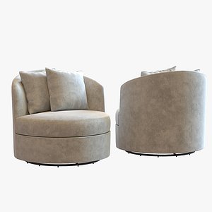 Tillie Swivel Chair by CreatBarrel