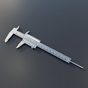 Vernier Caliper 3D model 3D