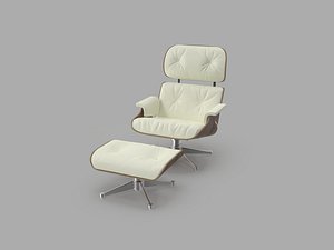 Vitra Lounge Chair Ottoman