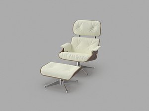 Vitra Lounge Chair Ottoman