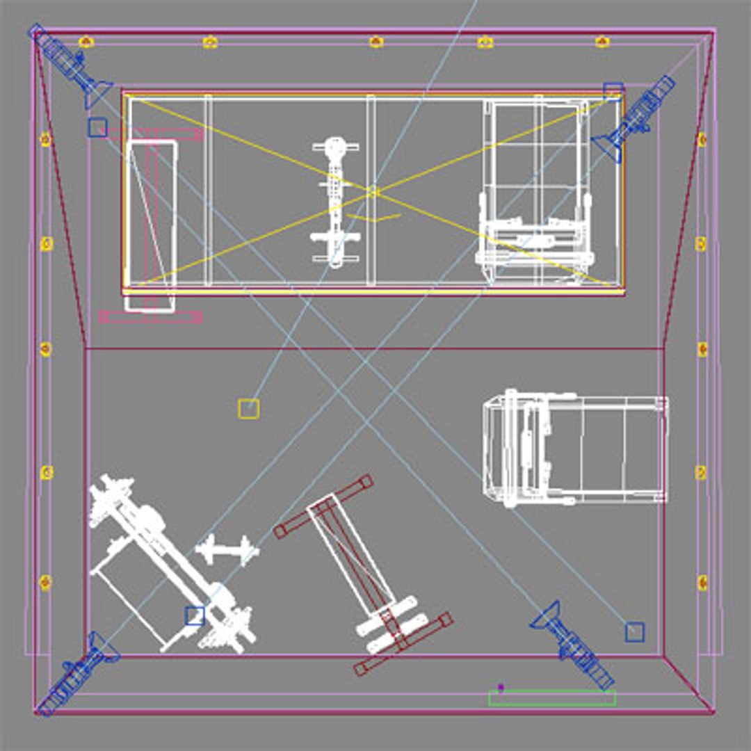 3d fit gym model