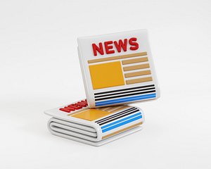 3D model Newspaper 3d model