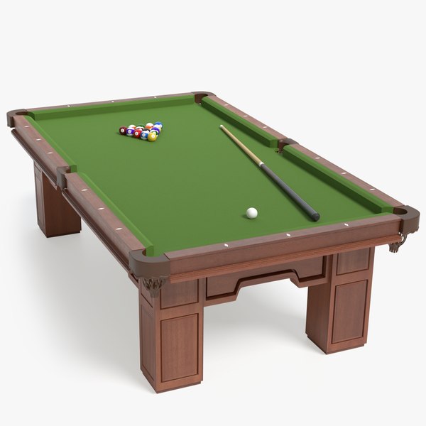 3D model pool table retro - TurboSquid 1675787