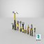 Detailed Hand Tools Collection 3D