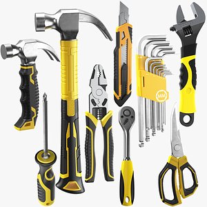 Detailed Hand Tools Collection