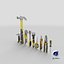 Detailed Hand Tools Collection 3D