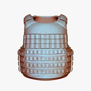 3d zbrush modular vest model