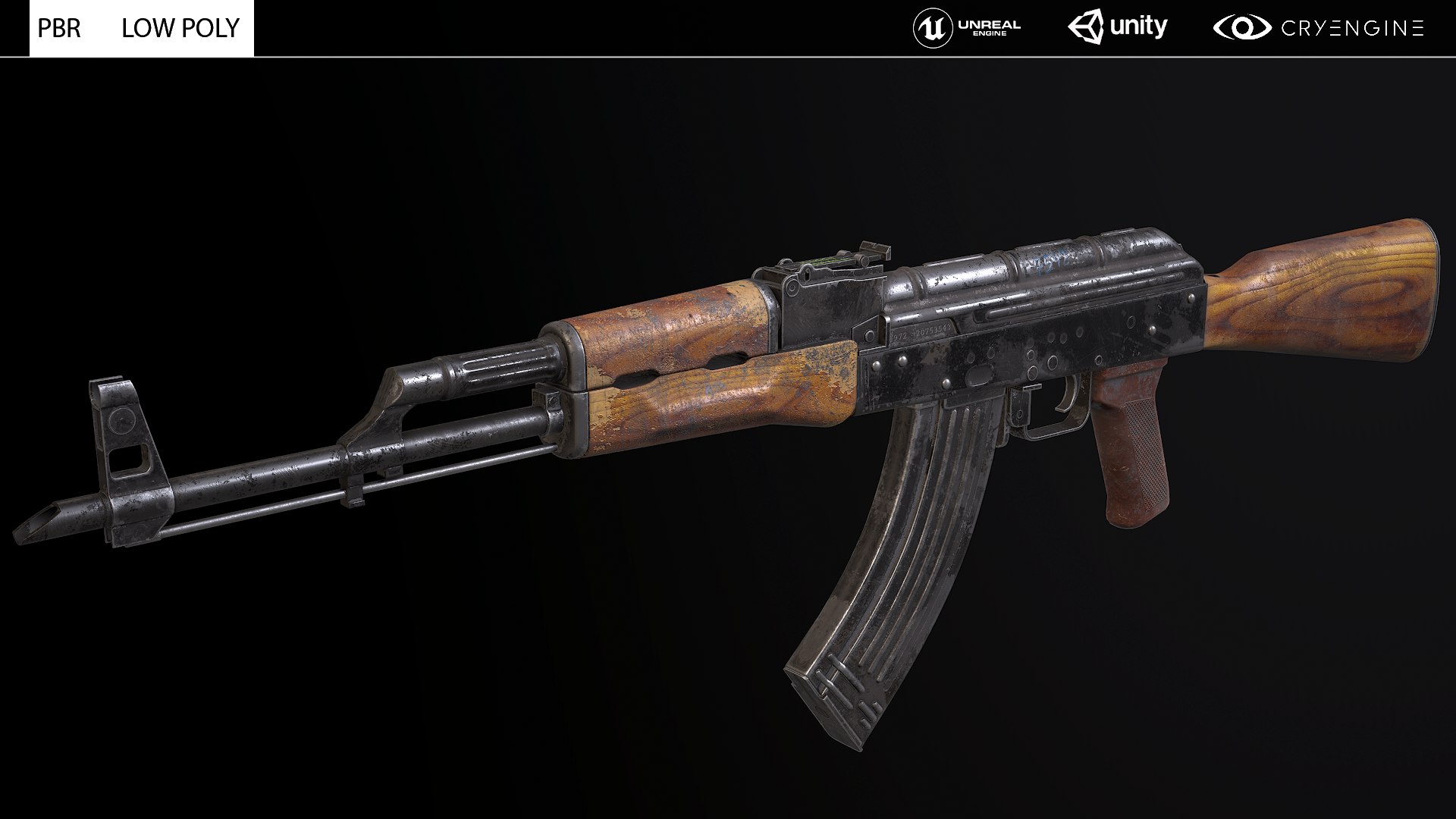 Akm Pbr Ready 3D Model - TurboSquid 1531480