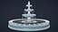 Fountain Animated 3D model