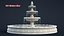 Fountain Animated 3D model