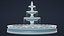 Fountain Animated 3D model