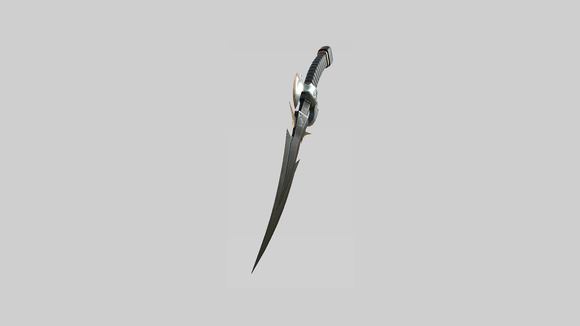 3D Medieval Dagger 01 Dark - Fantasy Character Weapon - TurboSquid 1784077