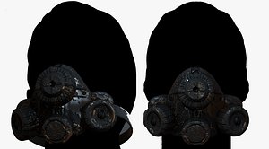 gas mask 3D model
