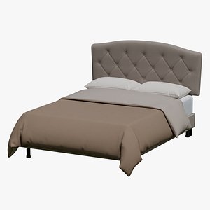 3D model Modern Upholstered Bed