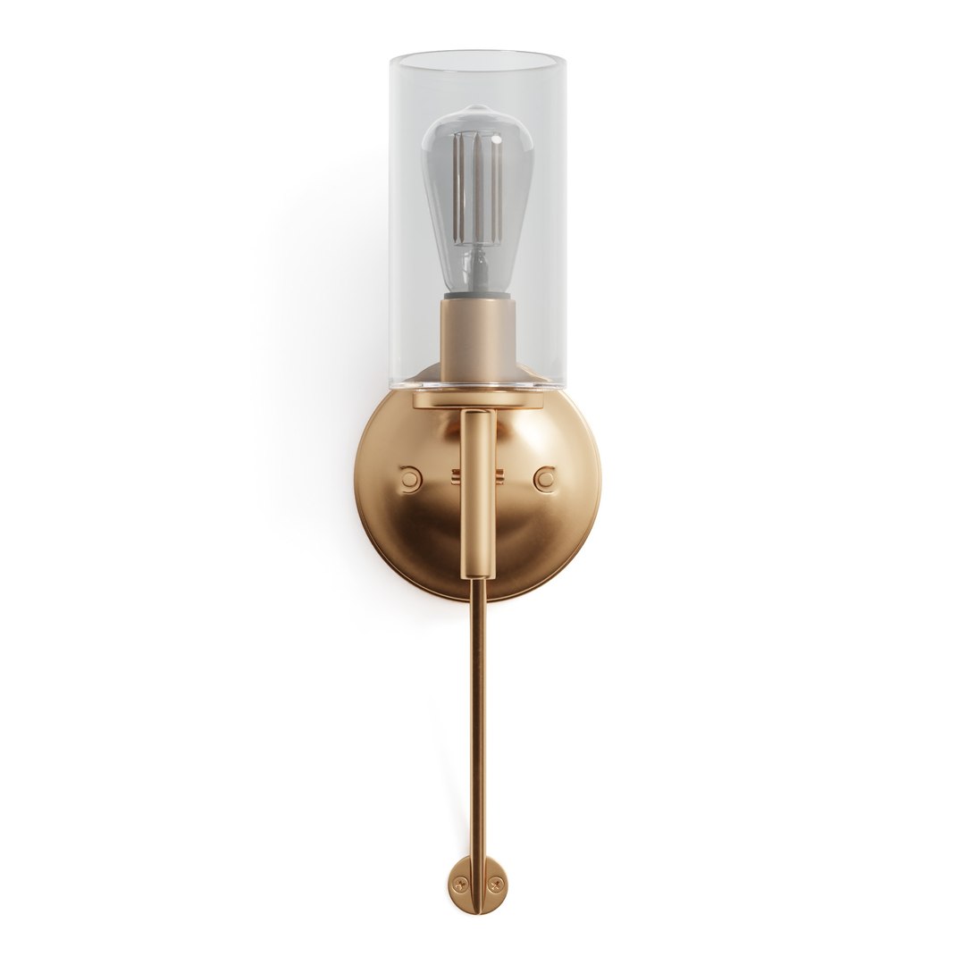 3d Mid-century Retro Wall Sconce Model - Turbosquid 1936979