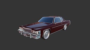 3D Cadillac Coupe Deville