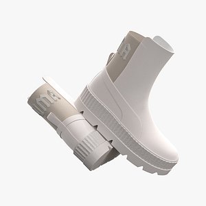 Puma x Fenty Chelsea Boots Vanilla Ice model