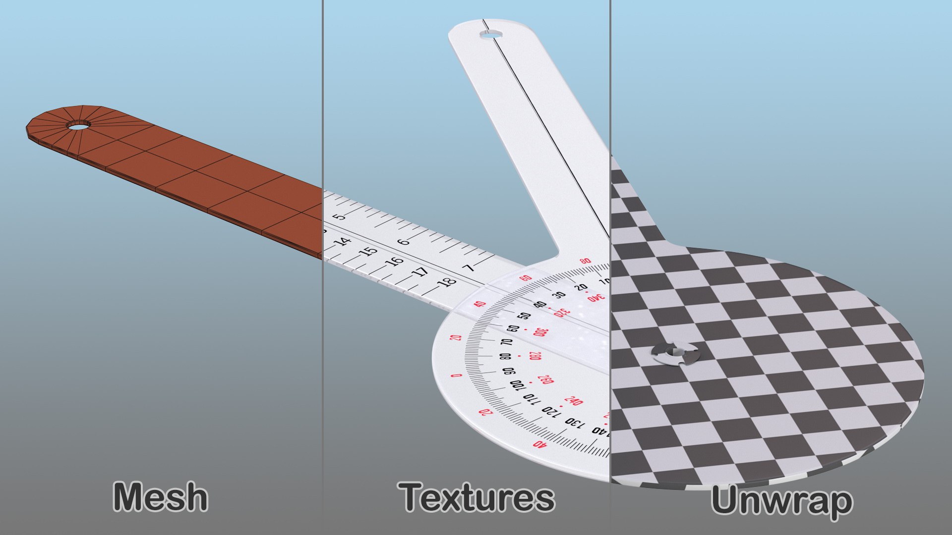 3D transparent plastic goniometer https://p.turbosquid.com/ts-thumb/XV/lISBzU/PT2HTtLK/transparentplasticgoniometerc4dmodel013/jpg/1595250991/1920x1080/fit_q87/18076ba1632f2bfed8f00f90361a2100335a8ff2/transparentplasticgoniometerc4dmodel013.jpg