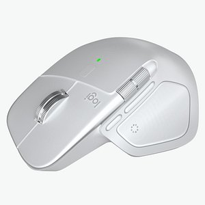 3D Logitech MX Master 4 Pale Gray model