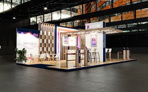 exhibition stand 6mx12m 3D model