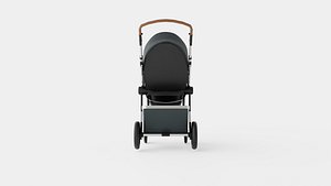 Joolz Hub Stroller Grey 3D model
