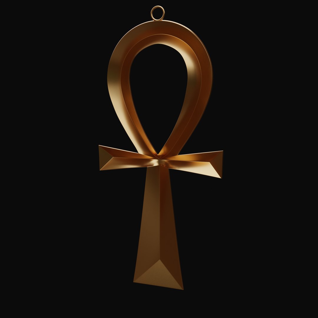 Egyptian ankh pendant print 3D - TurboSquid 1585709