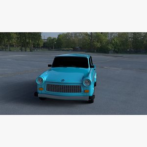 trabant 601 hdri obj