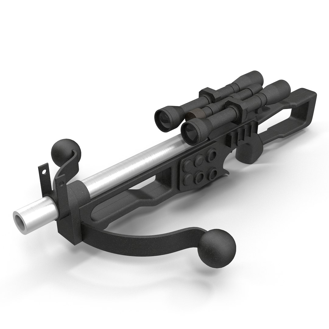 Star Wars Chewbaccas Bowcaster 3D Model 3D model preview