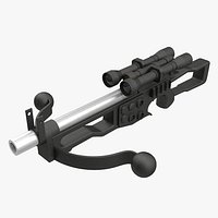 Star Wars Chewbaccas Bowcaster 3D Model