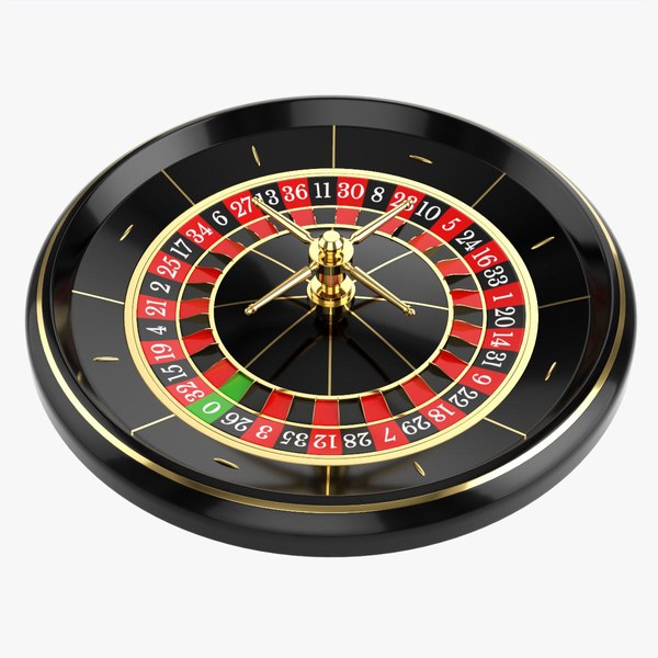3D Casino roulette wheel 02